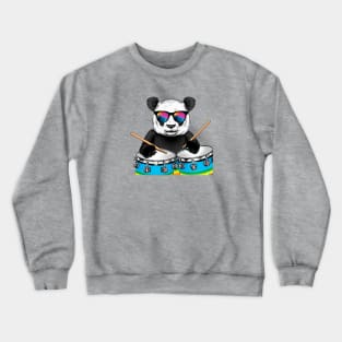 Drummer panda Crewneck Sweatshirt